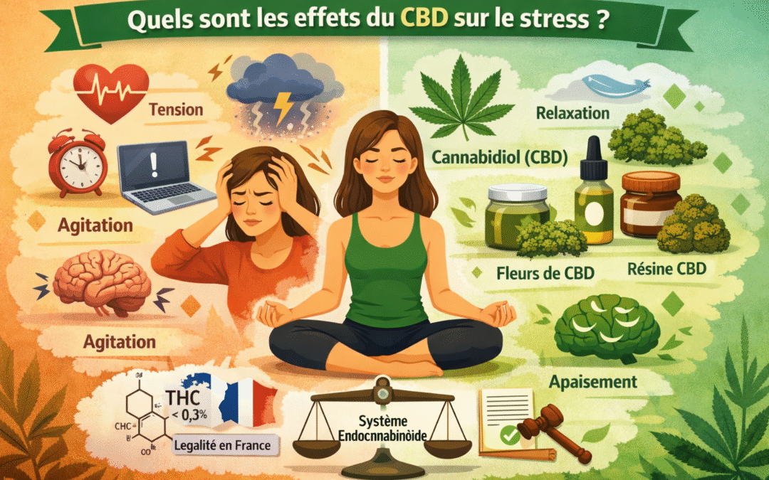 Quels sont les effets du CBD sur le stress ?