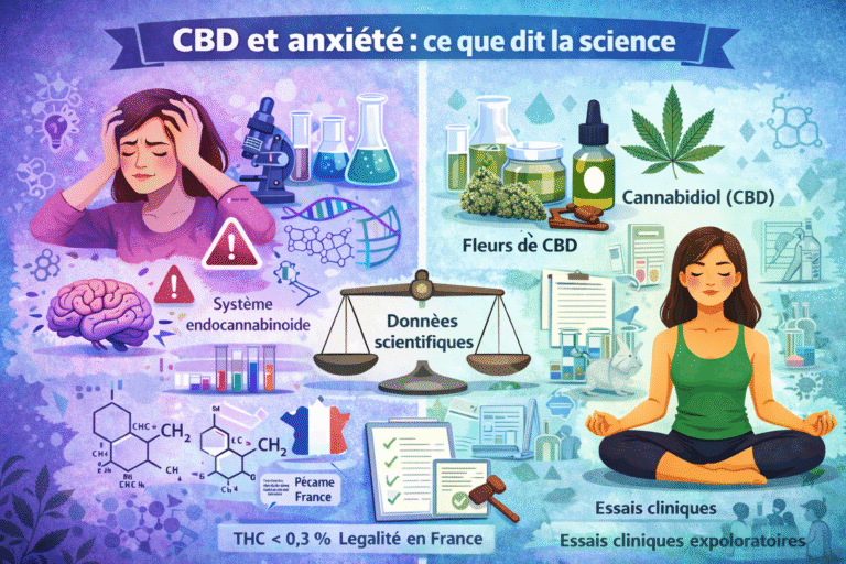 CBD et anxiété : ce que dit la science