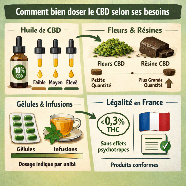 Comment bien doser le CBD selon ses besoins