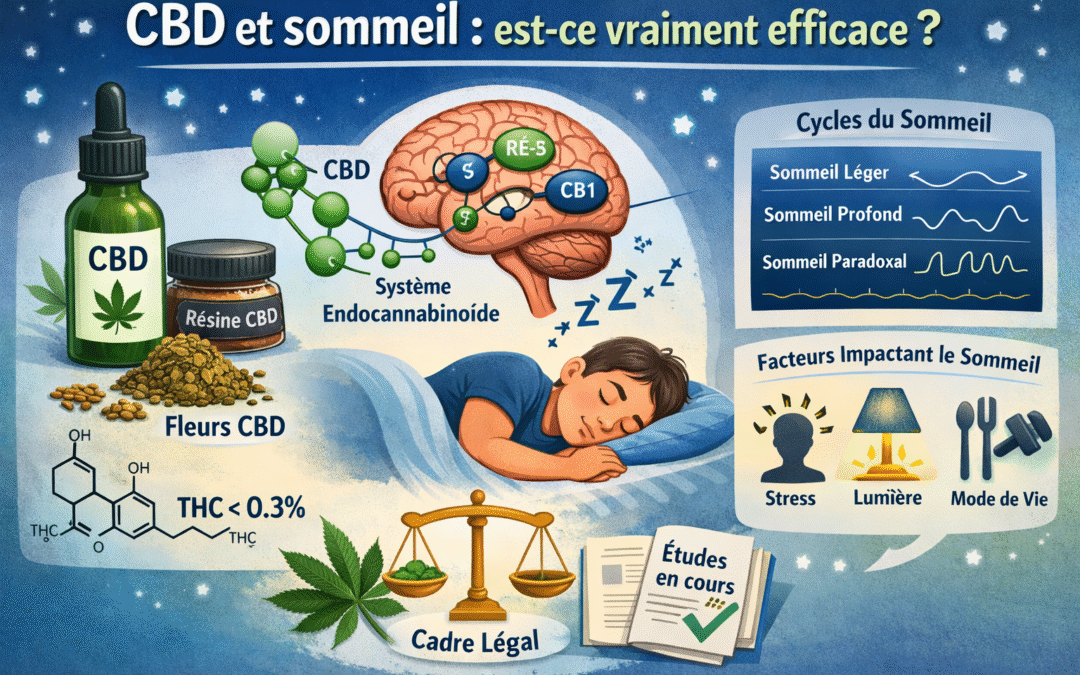 CBD et sommeil : est-ce vraiment efficace ?