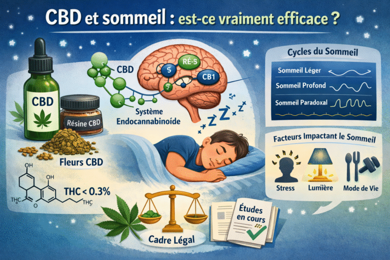 CBD et sommeil : est-ce vraiment efficace ?