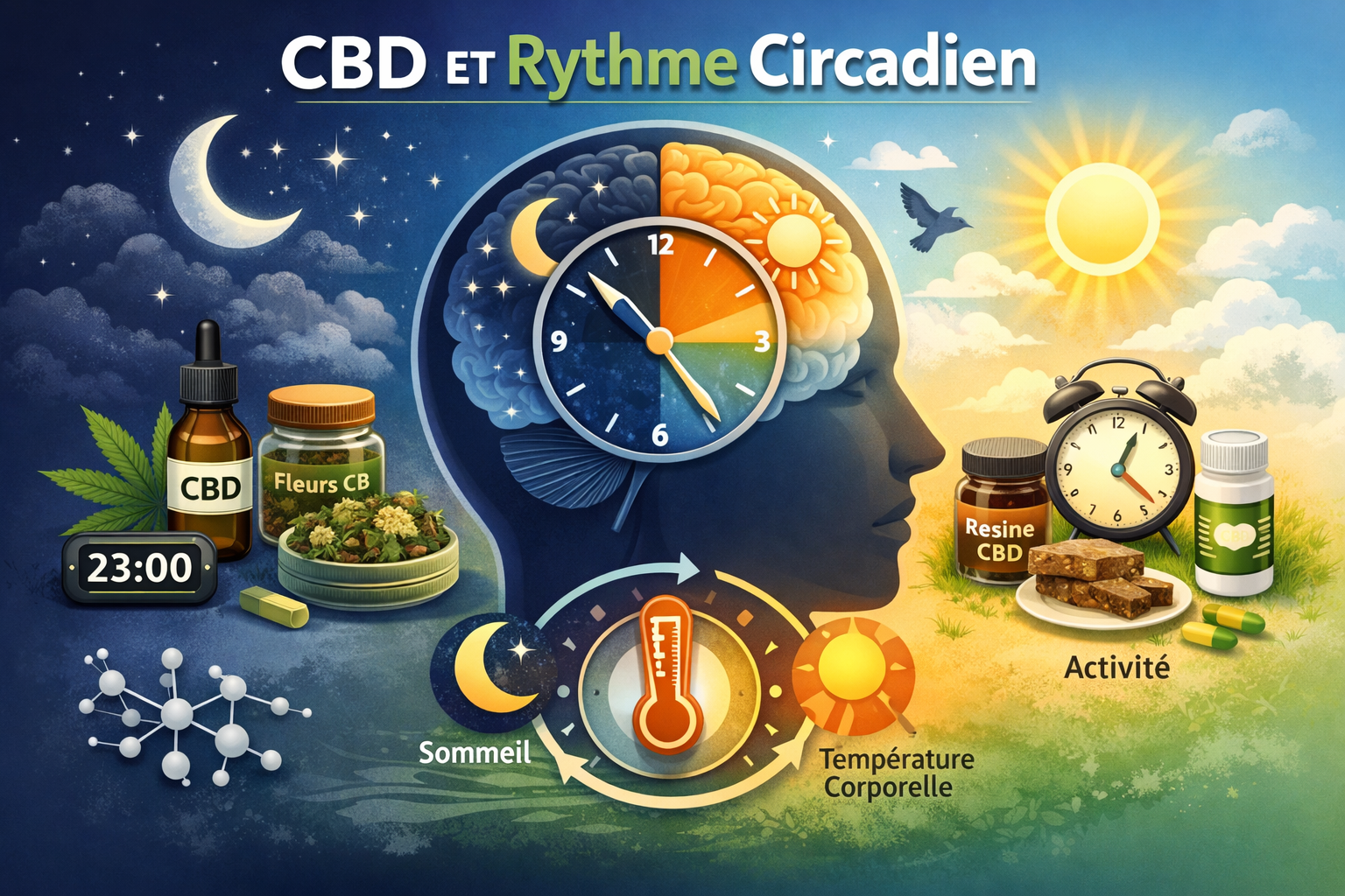 CBD et rythme circadien