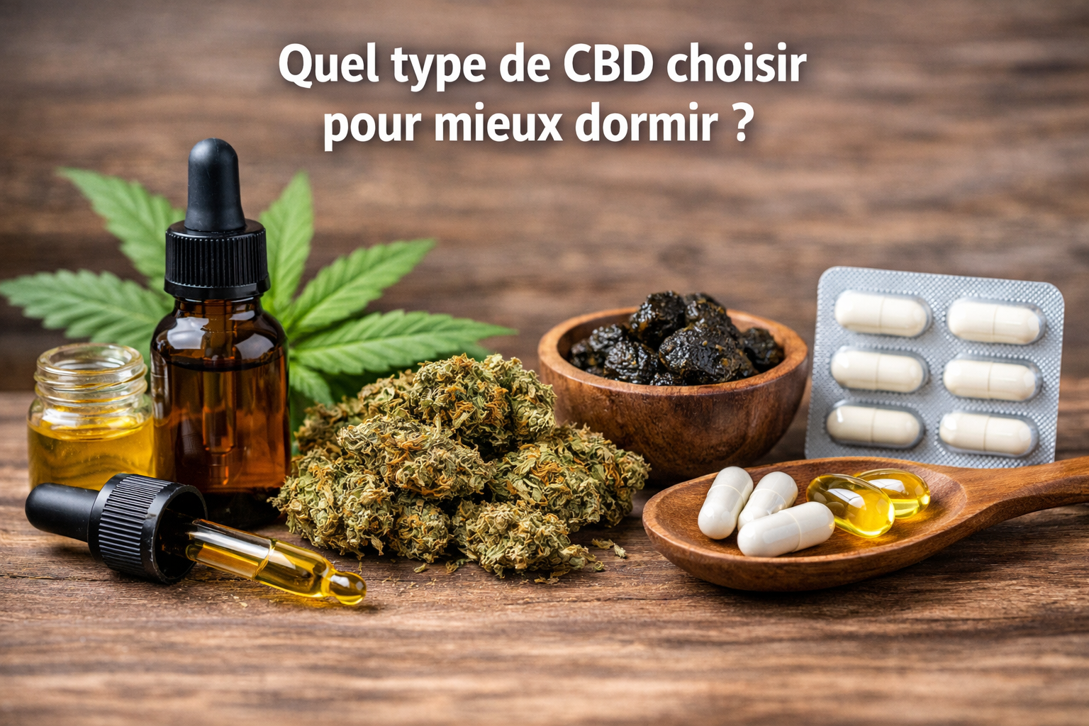 Quel type de CBD choisir pour mieux dormir