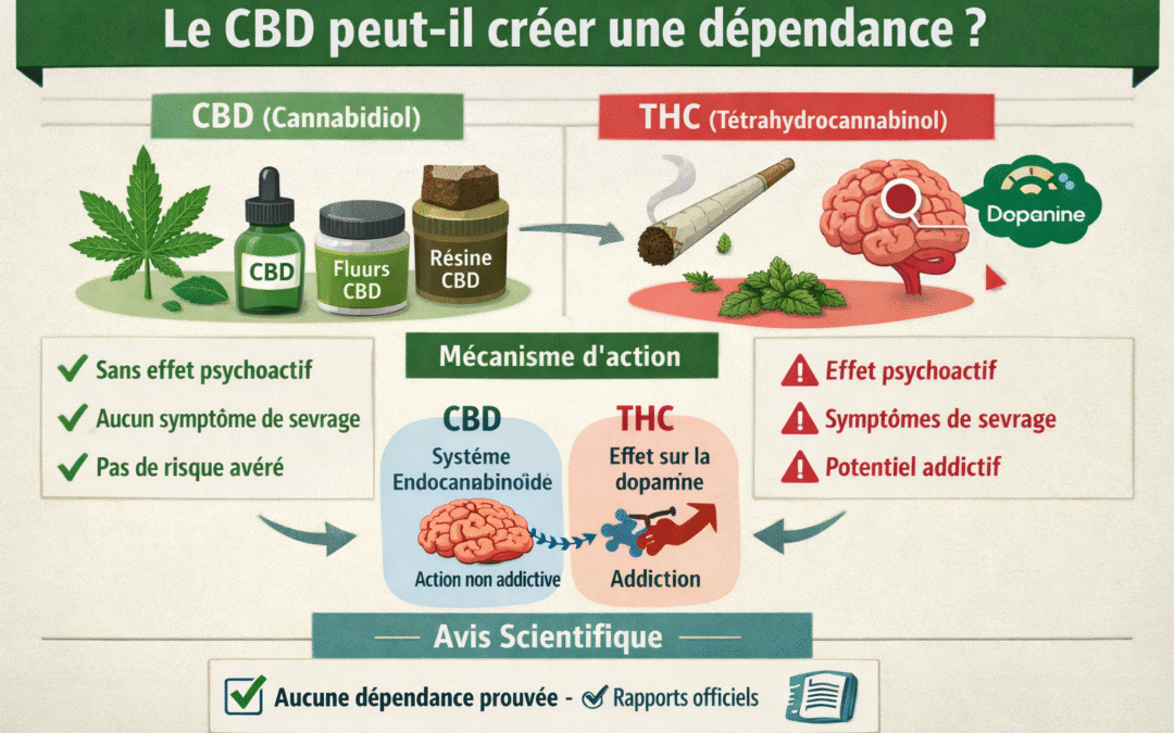 Le CBD peut-il créer une dépendance ?