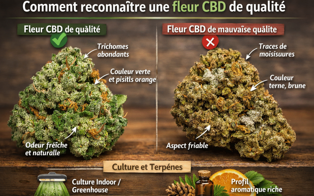 Comment reconnaître une fleur CBD de qualité