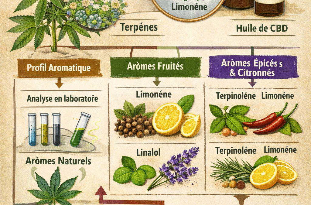 Terpènes et profils aromatiques
