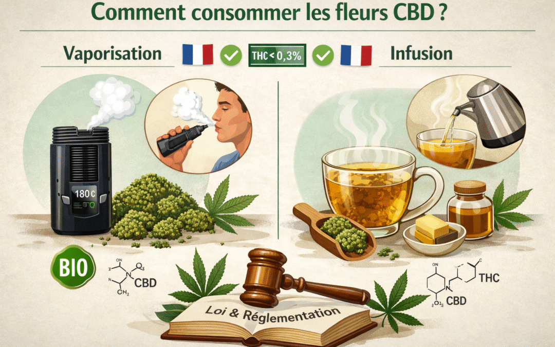 Comment consommer les fleurs CBD ?