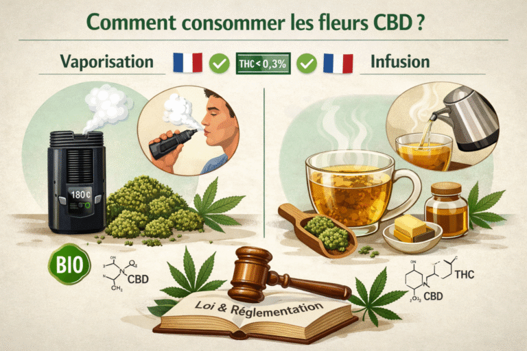 Comment consommer les fleurs CBD ?