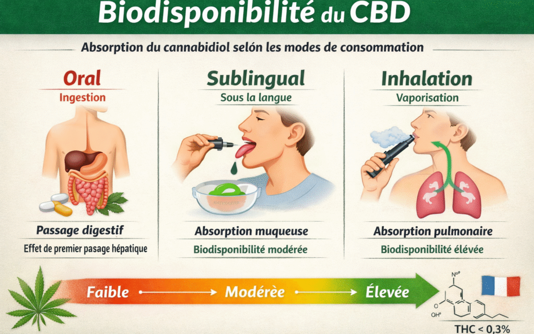 Biodisponibilité du CBD