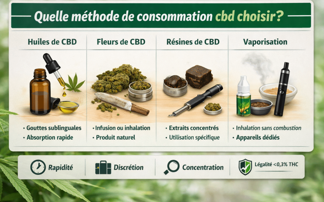Quelle méthode de consommation cbd choisir