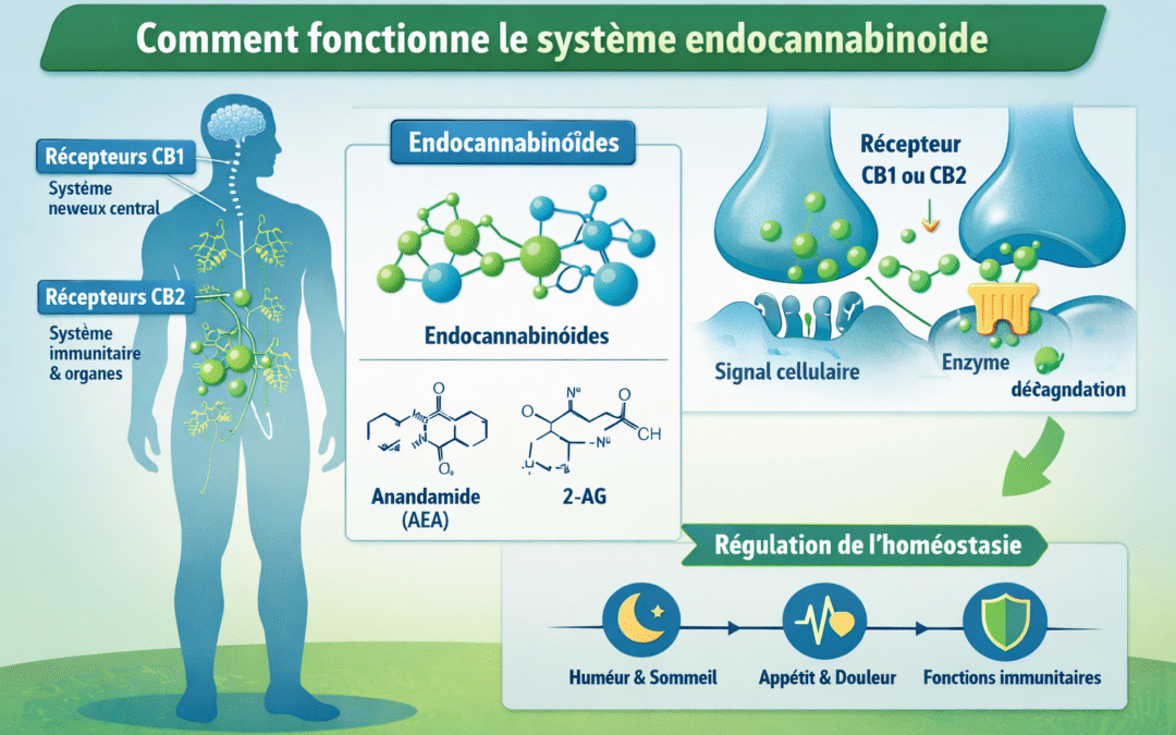 Comment fonctionne le système endocannabinoïde