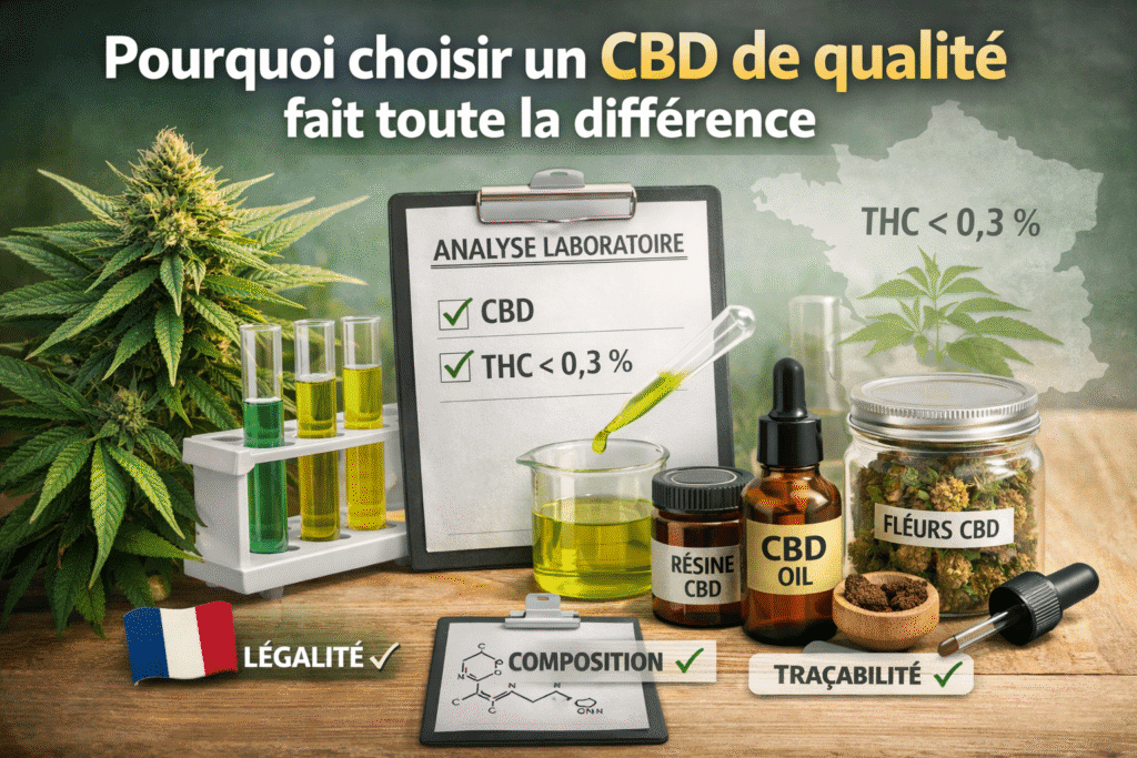 Pourquoi choisir un CBD de qualité fait toute la diférence