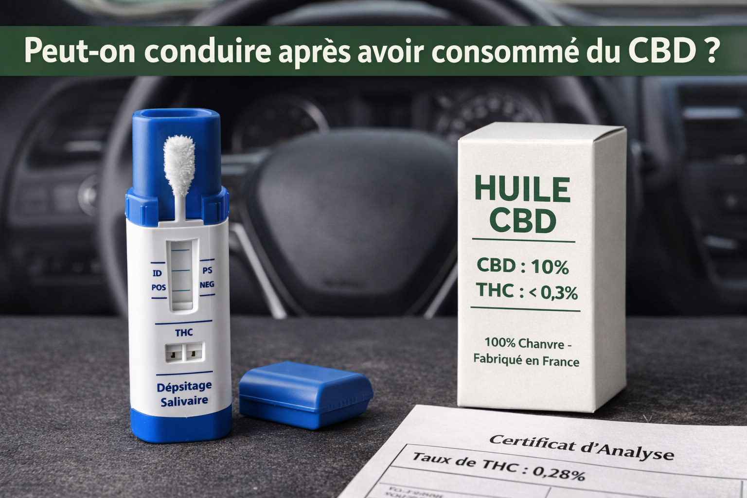 Peut-on conduire après avoir consommé du CBD ? Peut-on conduire après avoir consommé du CBD ?