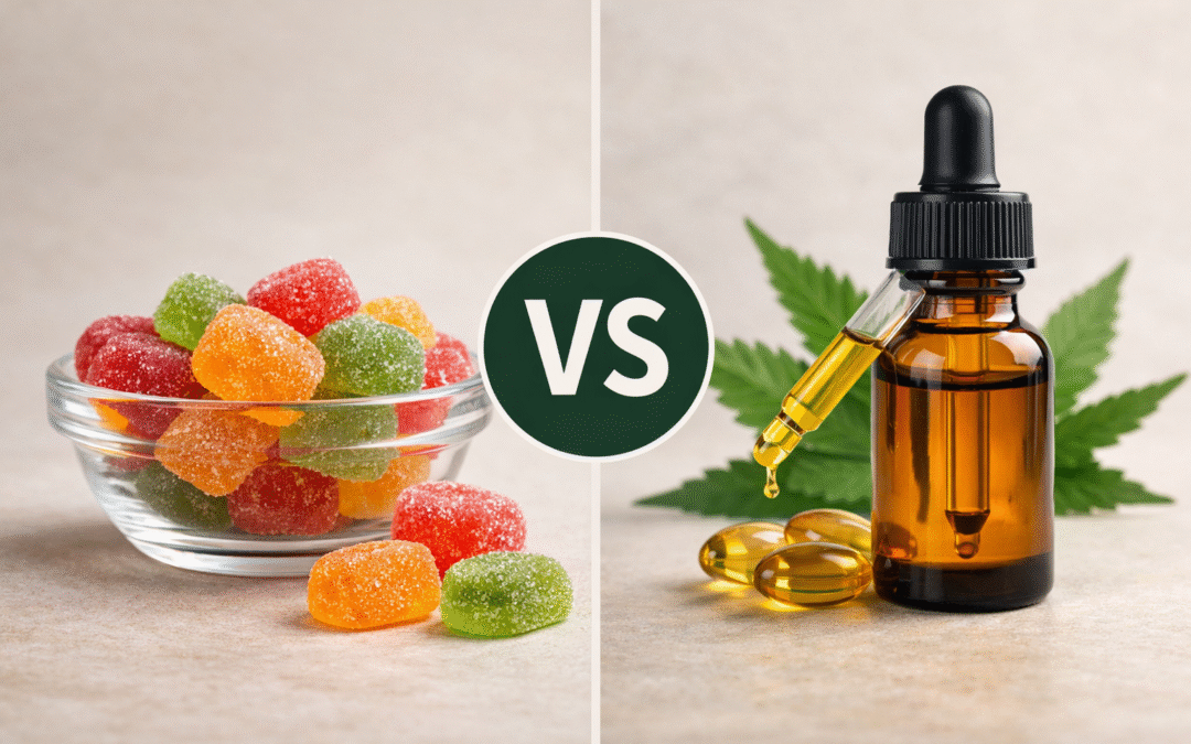 Gummies vs huile CBD