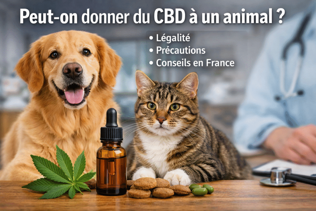 Peut-on donner du CBD à un animal ?