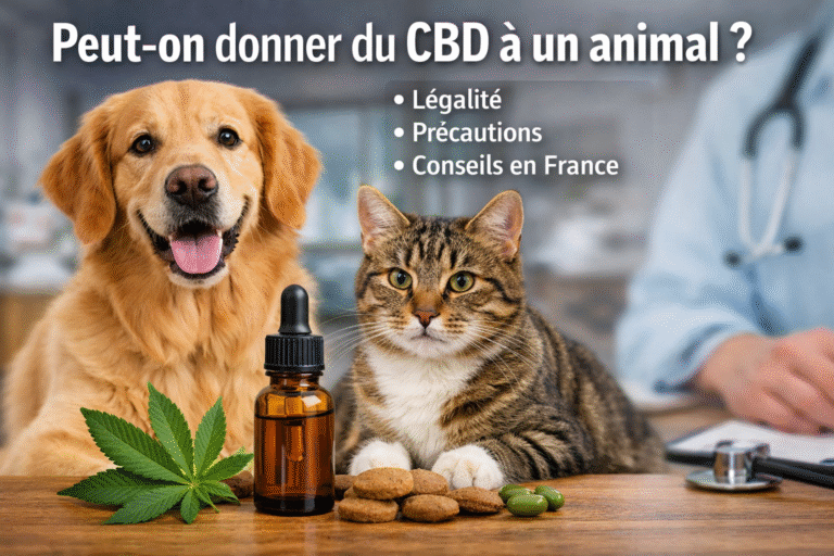 Peut-on donner du CBD à un animal ?