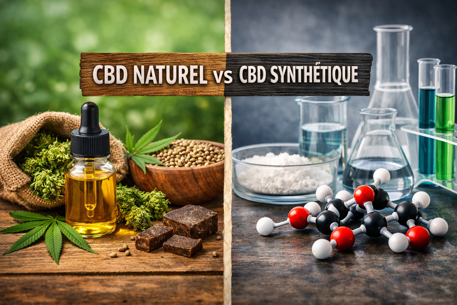 CBD naturel vs CBD synthétique CBD naturel vs CBD synthétique