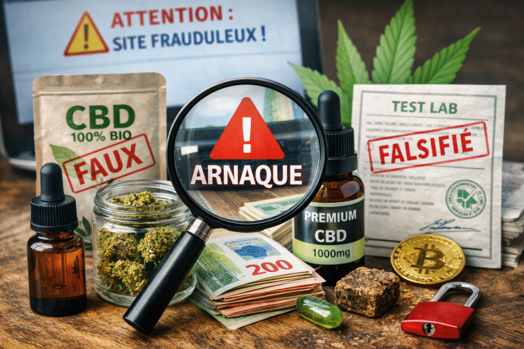 Arnaques CBD courantes