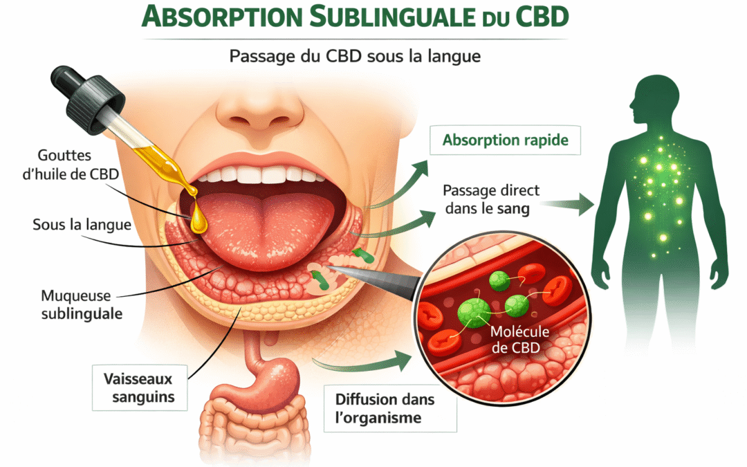 Absorption sublinguale