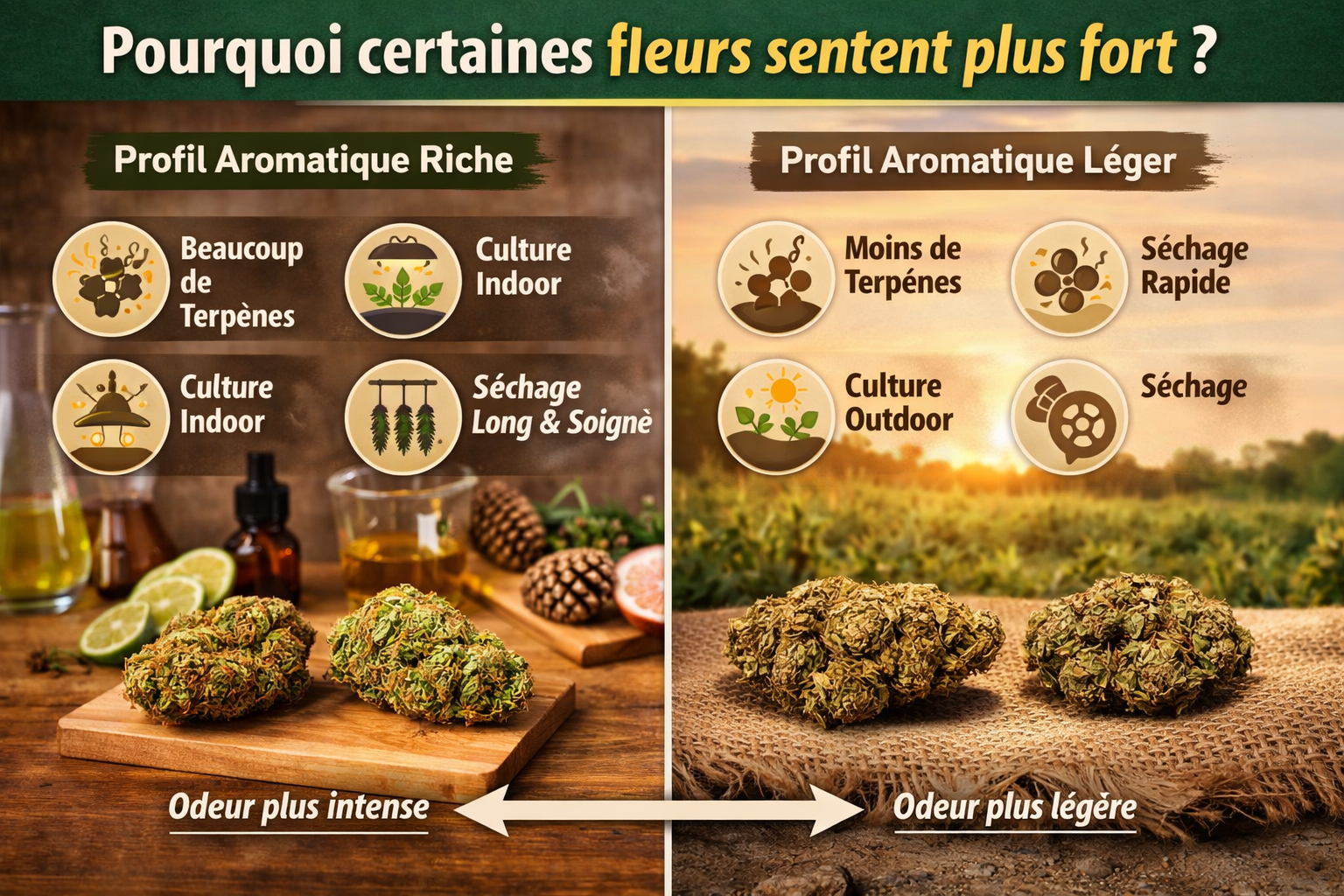 Pourquoi certaines fleurs sentent plus fort