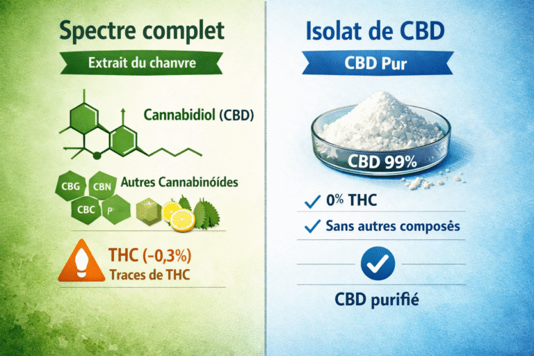 Spectre complet et isolat