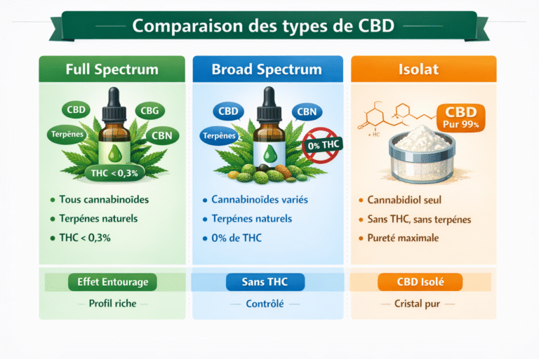 Full spectrum, broad spectrum, isolat