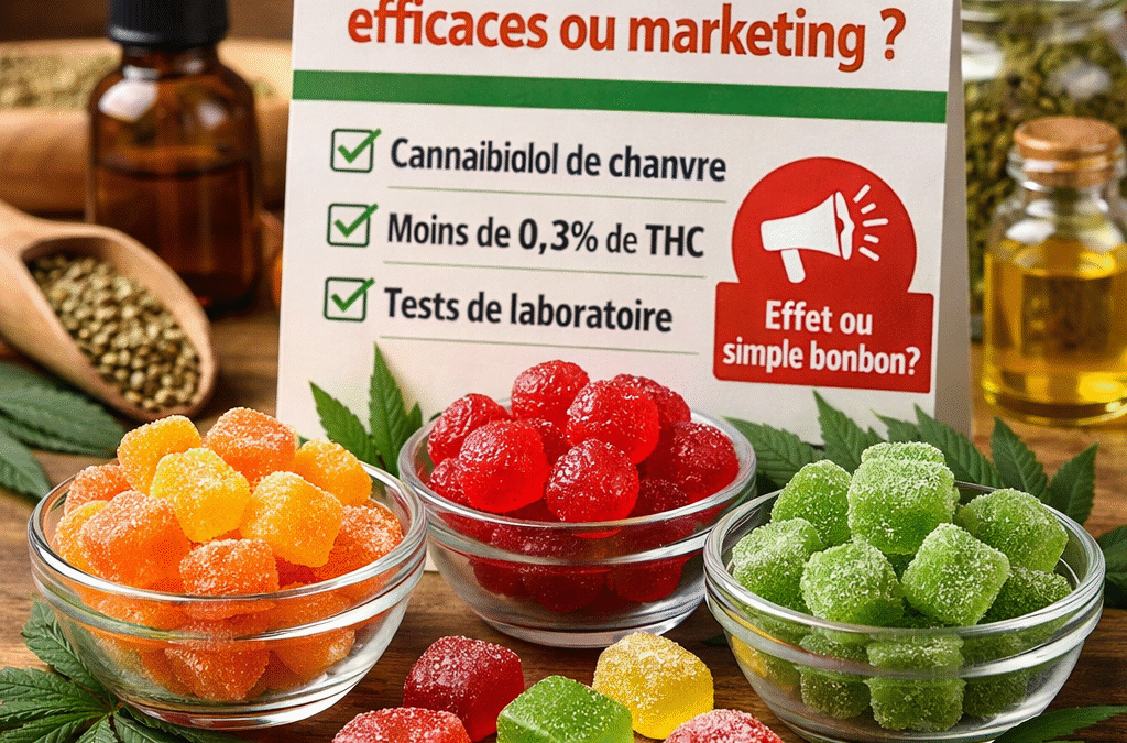 Gummies CBD : efficaces ou marketing