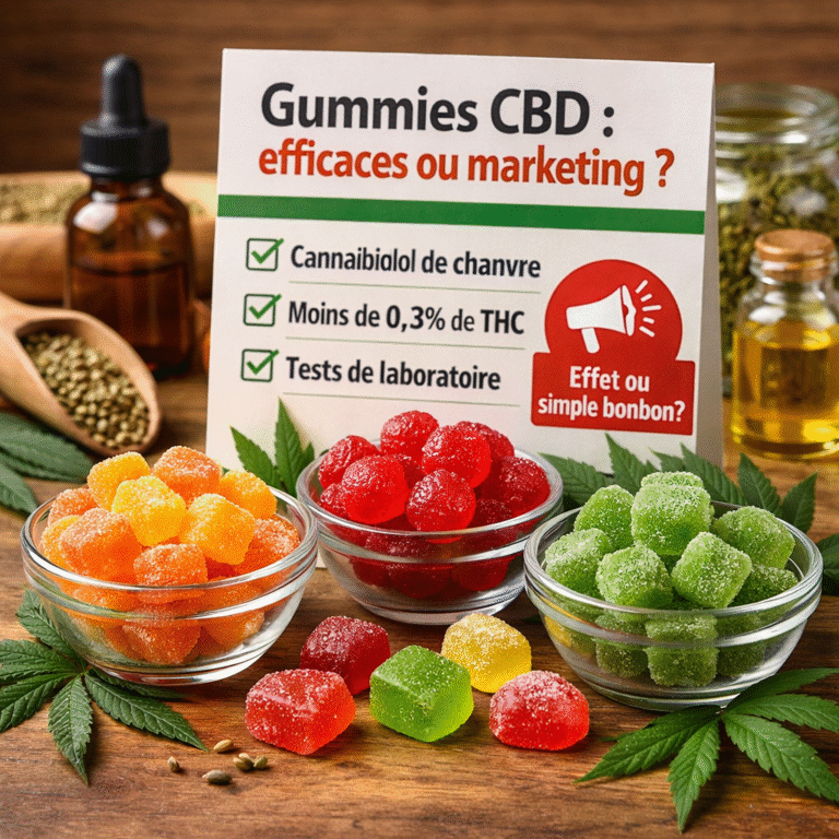 Gummies CBD : efficaces ou marketing