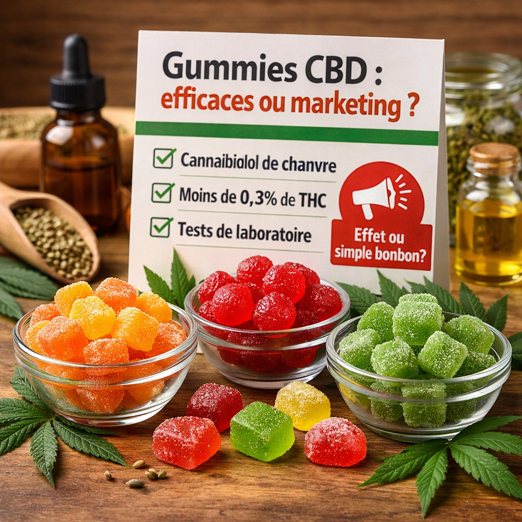 Gummies CBD : efficaces ou marketing