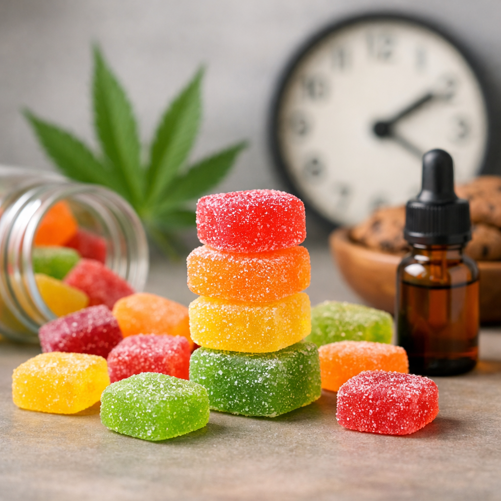 Combien de temps agit un edible CBD