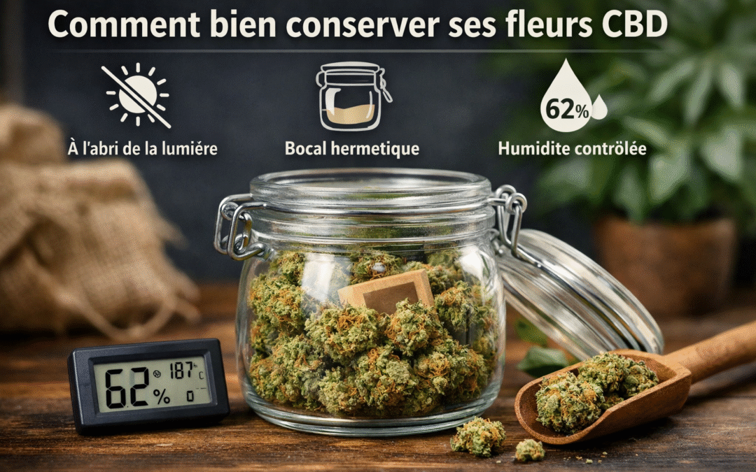 Comment bien conserver ses fleurs CBD