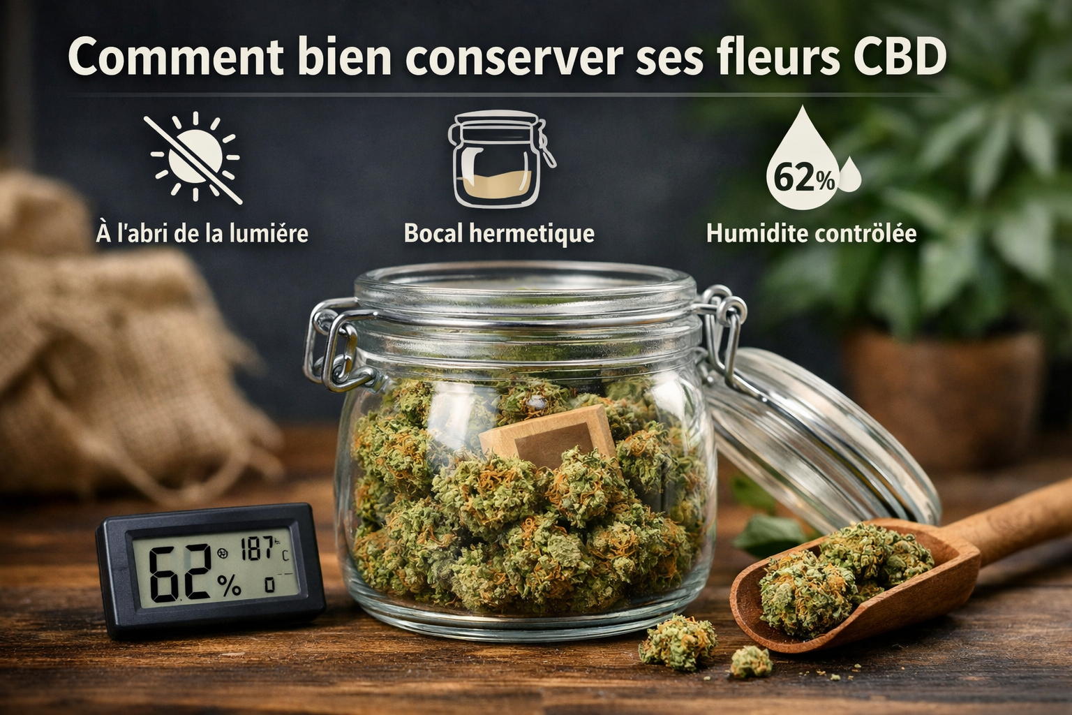 Comment bien conserver ses fleurs CBD Comment bien conserver ses fleurs CBD