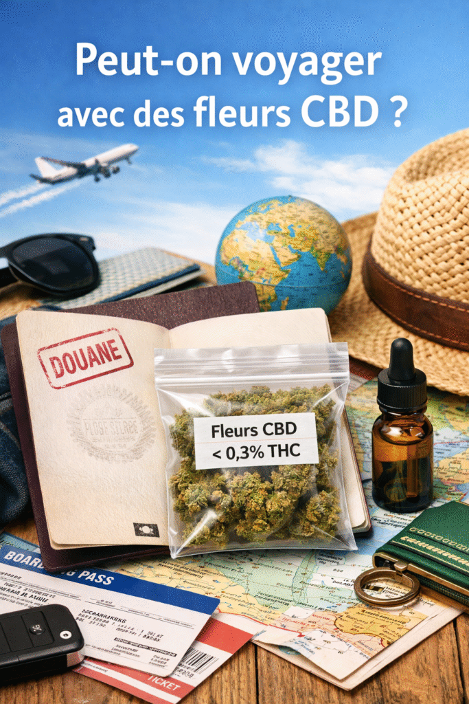 Peut-on voyager avec des fleurs CBD ?
