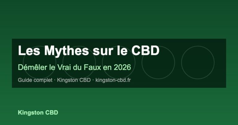 Les mythes sur le CBD : démêler le vrai du faux en 2026