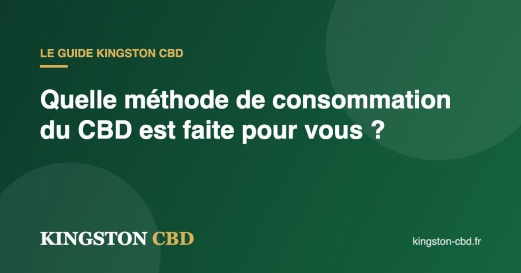 Les différentes méthodes de consommation du CBD : huile, fleurs, infusion, vape et cosmétiques