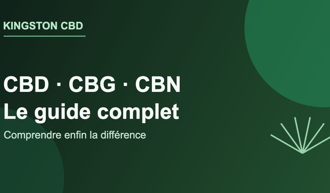 CBD, CBG, CBN : le guide complet pour enfin comprendre la différence