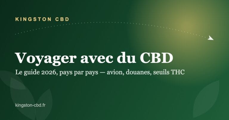 Voyager avec du CBD en 2026 : le guide pour partir l&rsquo;esprit léger