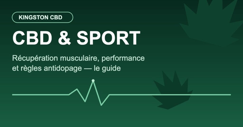 CBD et sport : récupération musculaire et performance — guide Kingston CBD