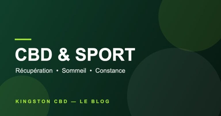 CBD et sport : l&rsquo;allié récupération qui muscle votre routine