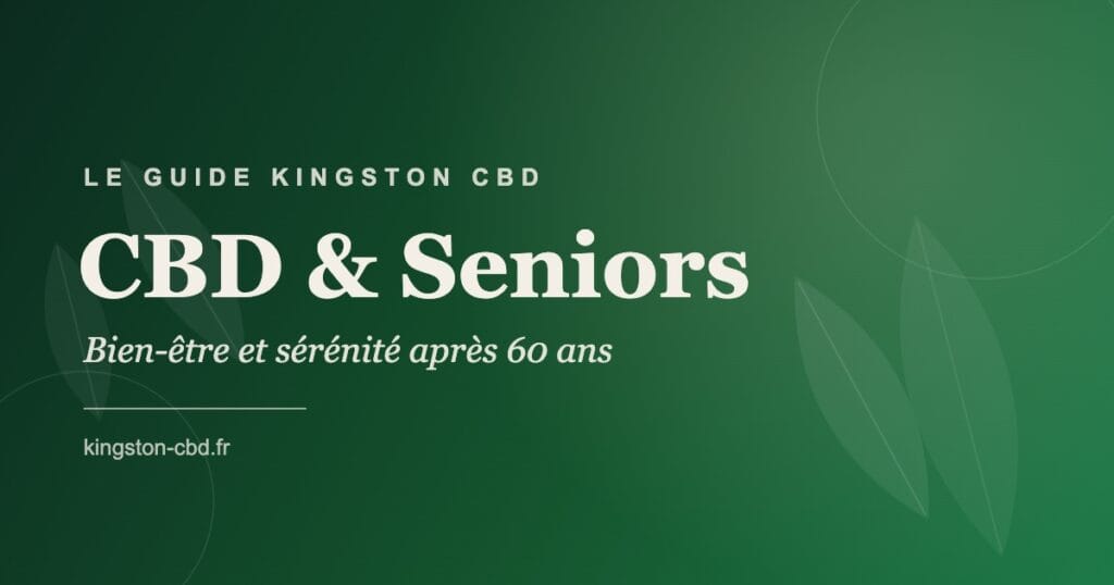 CBD et seniors : visuel Kingston CBD – bien-être après 60 ans