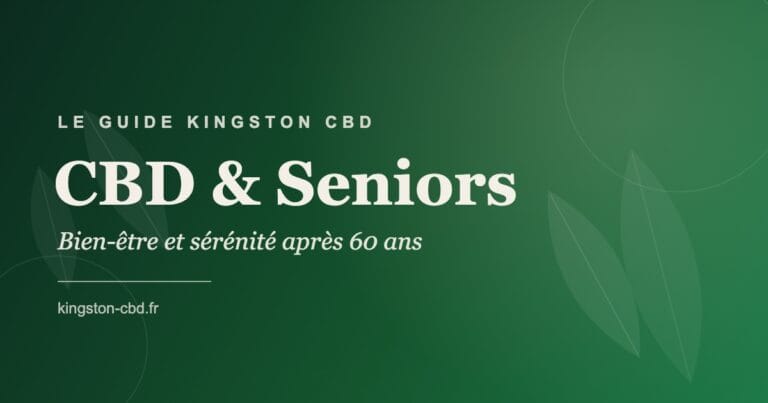 CBD et seniors : visuel Kingston CBD – bien-être après 60 ans