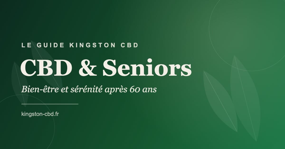 CBD et seniors : visuel Kingston CBD – bien-être après 60 ans