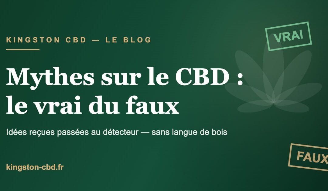 Les mythes sur le CBD : on démêle (enfin) le vrai du faux