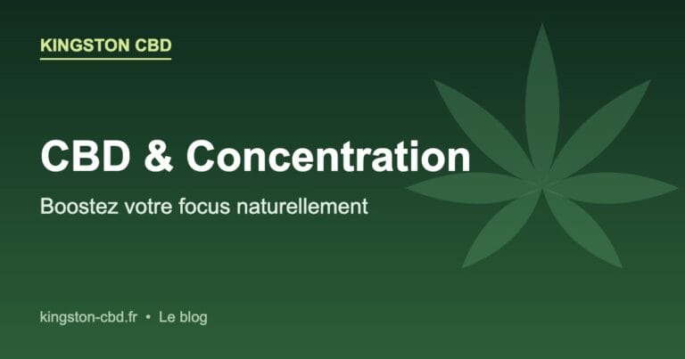 CBD et concentration : booster sa productivité sans carburer au café